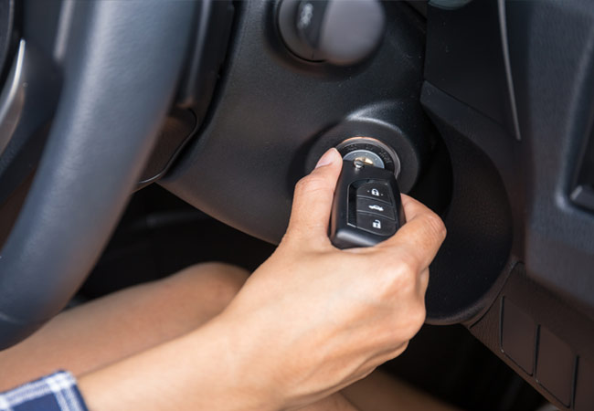Démarrage voiture batterie à plat à domicile